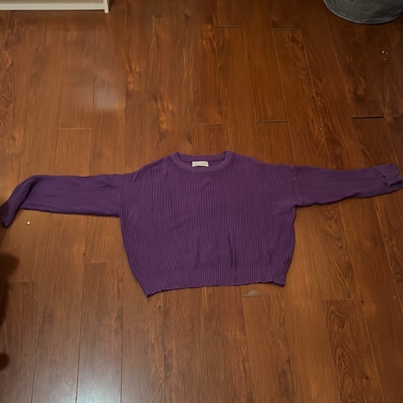 Bright purple urban outfitters knit sweater - Picture 4 of 6